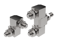 External Bolt-On Hinge 180° Stainless Steel