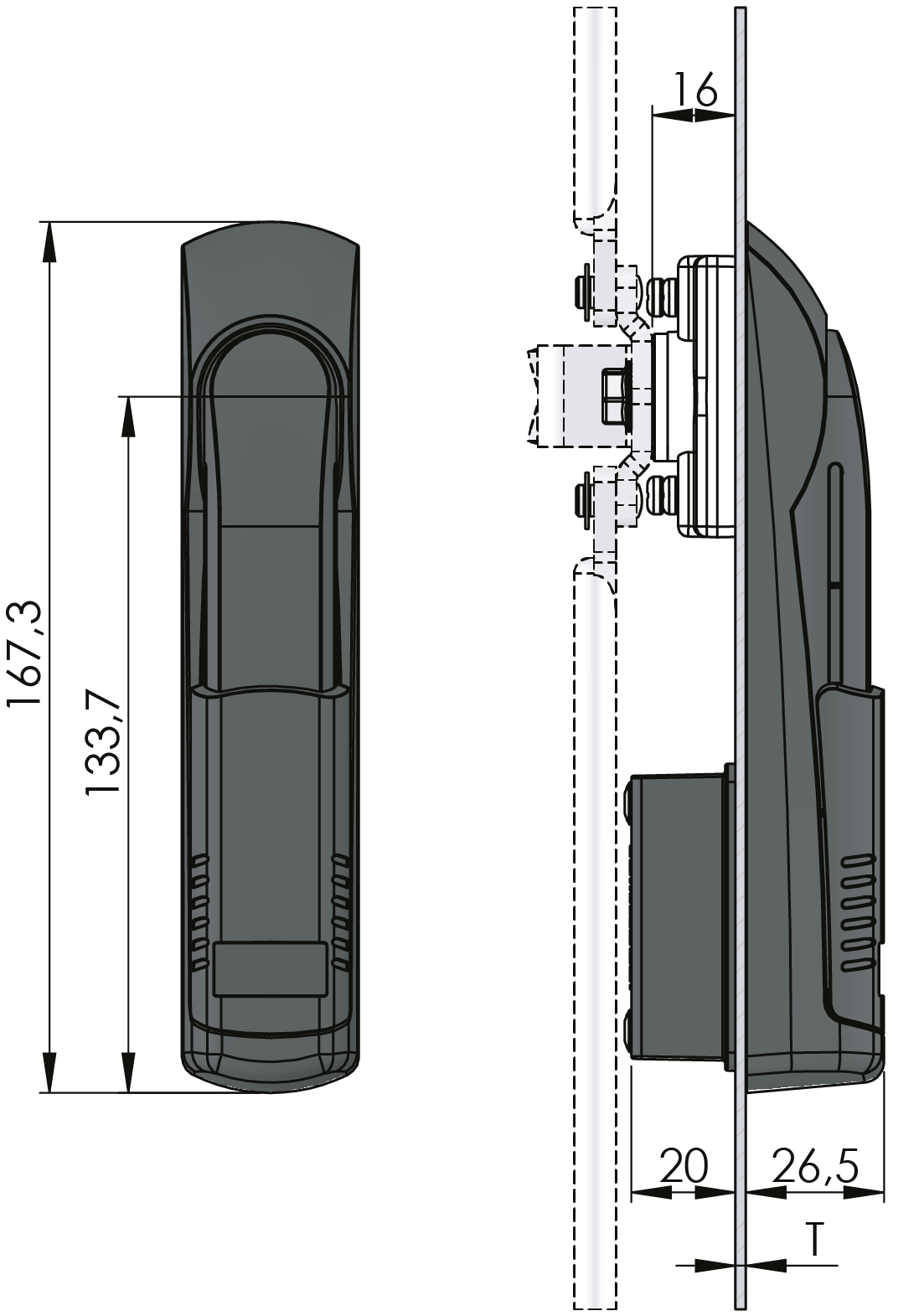 Vision Swing Handle Ergonomic Line Vision Swing Handle Ergonomic Line