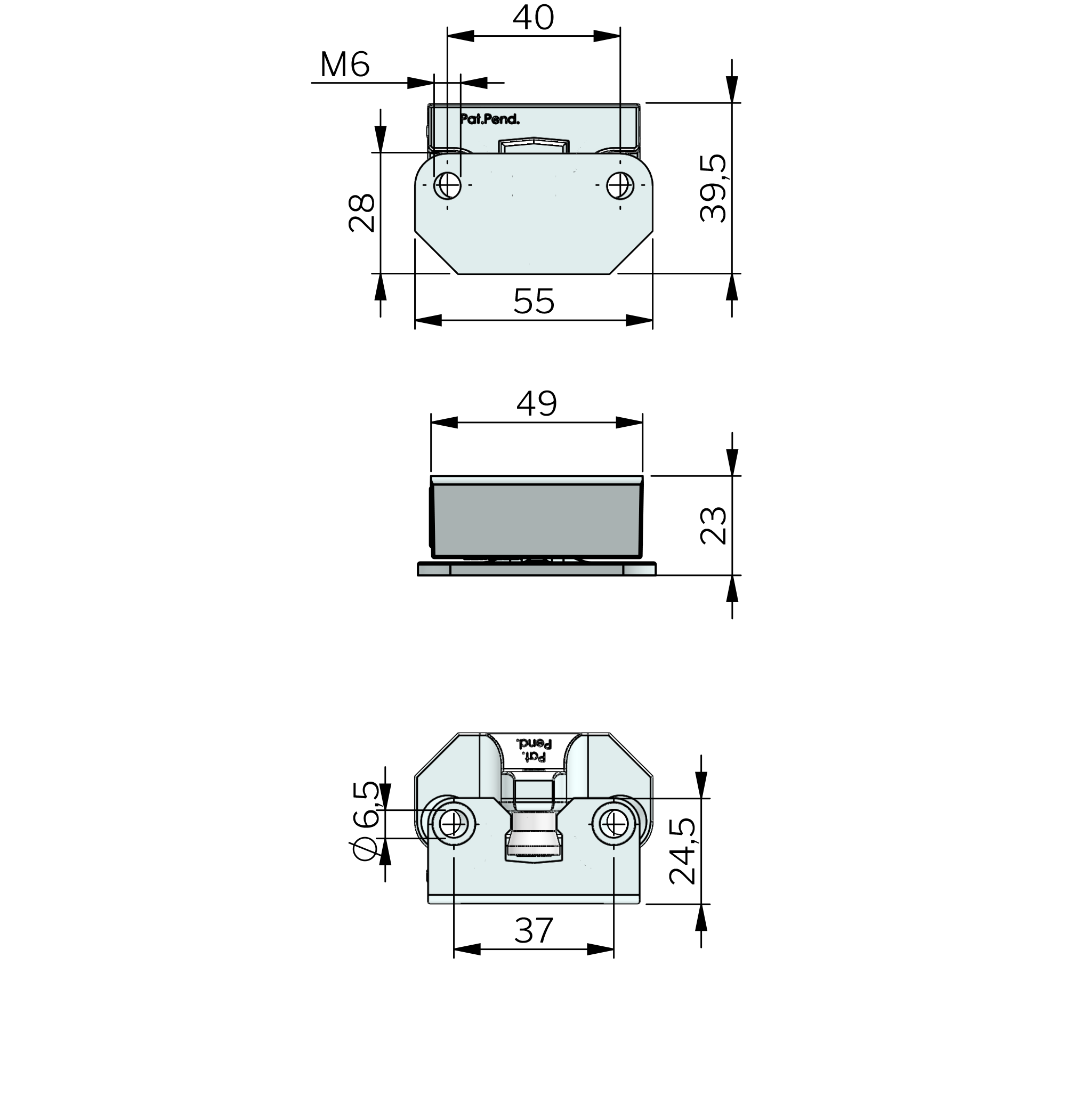 Punto de enganche exterior de Vision