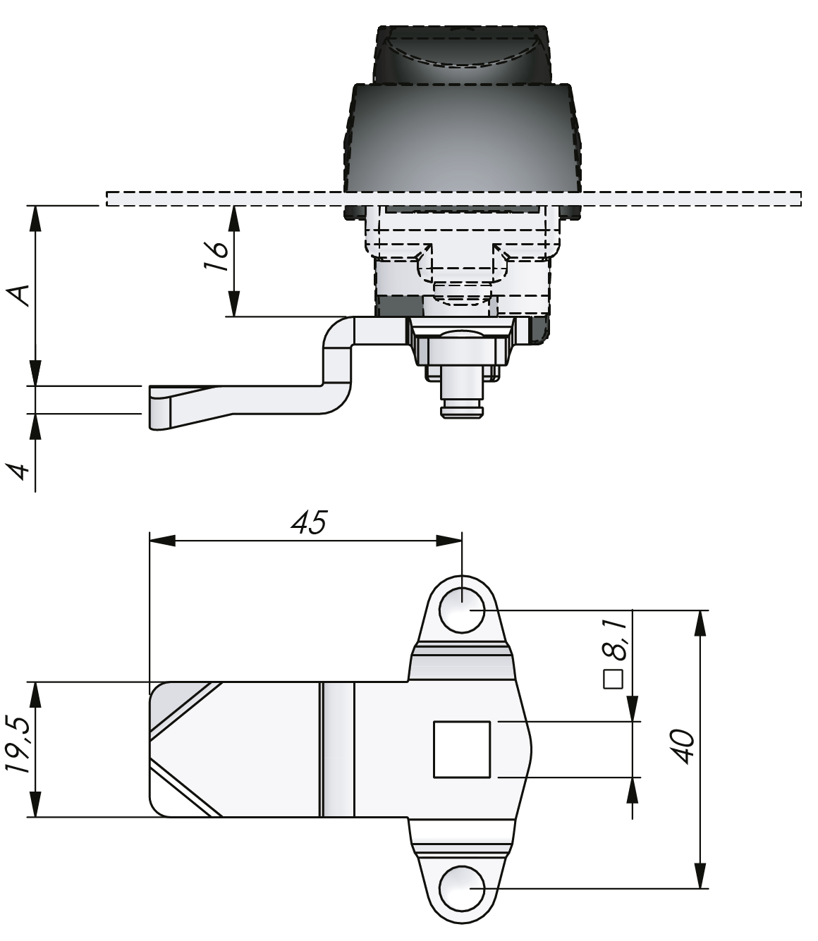 Vision Three-Point cams Steel Vision Three-Point cams Steel