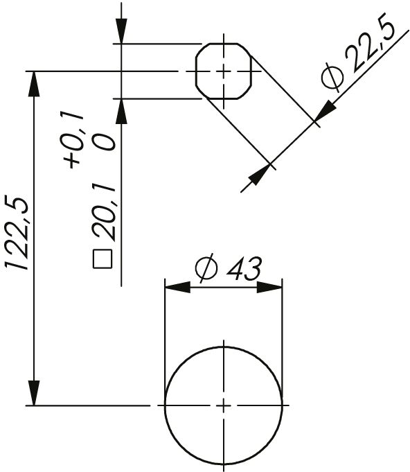 Vision Swing Handle for oval cylinder Vision Swing Handle for oval cylinder