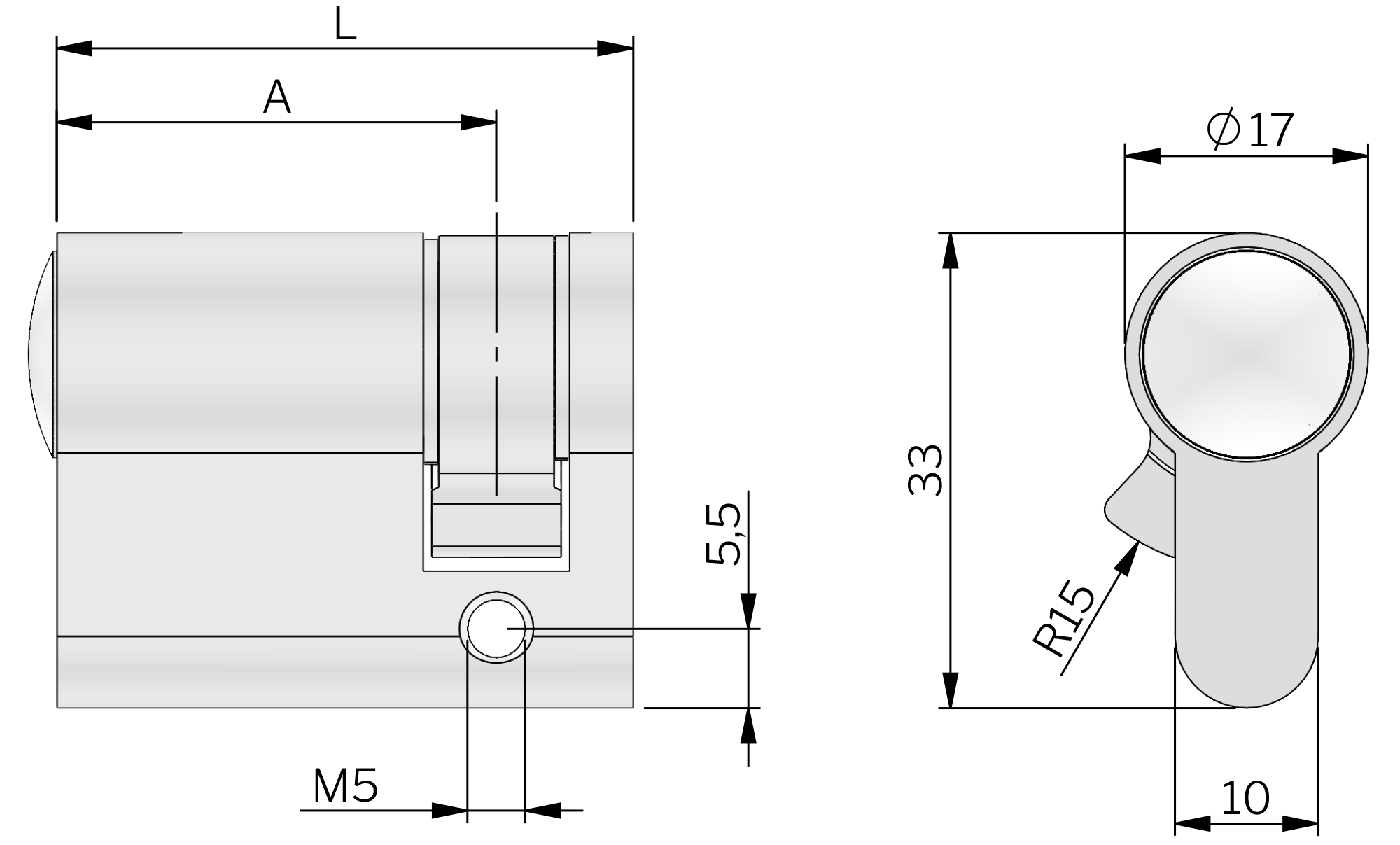 Vision Profile Cylinder Vision Profile Cylinder