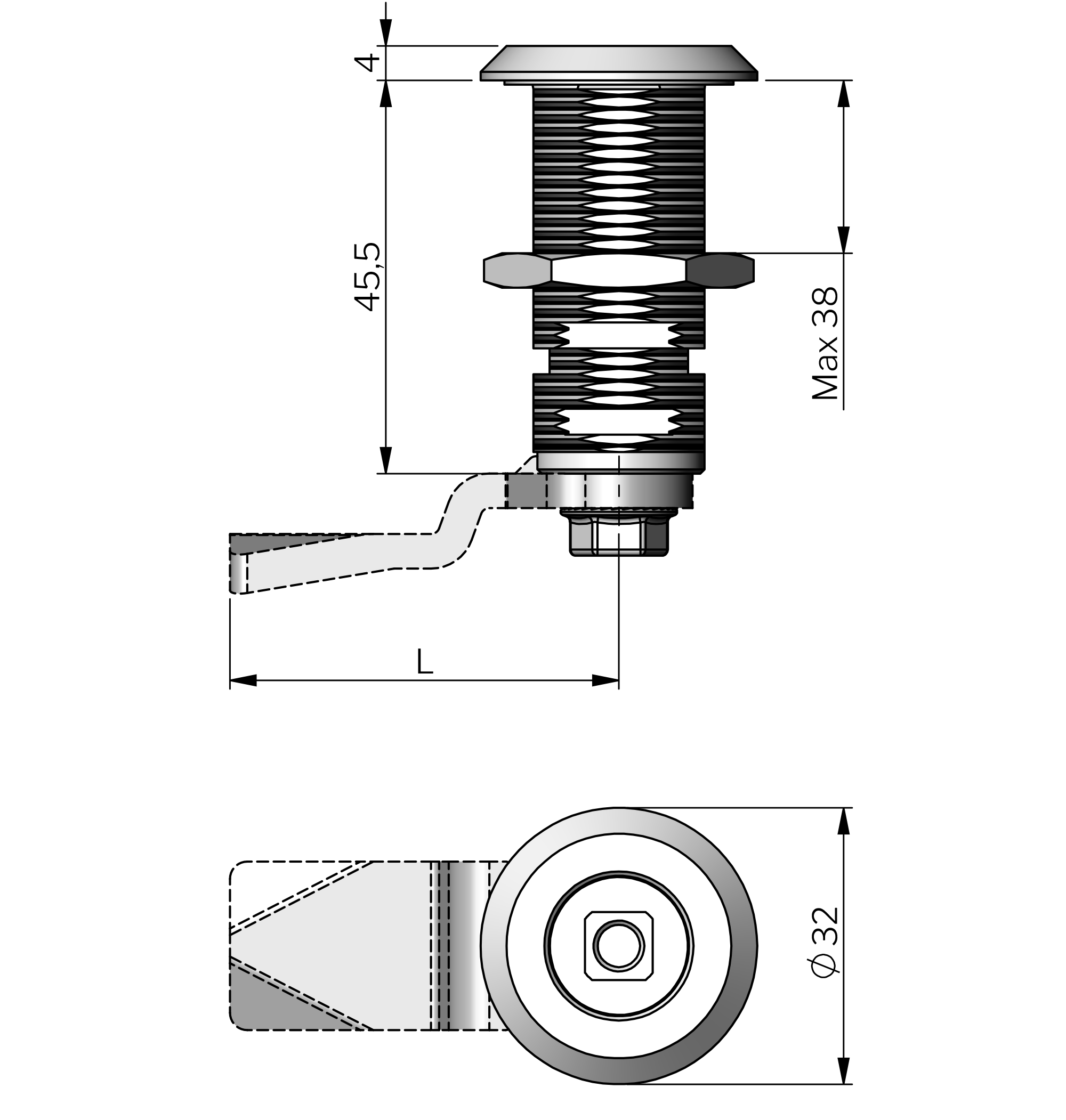 Quarter-Turn Classic 45 mm Quarter-Turn Classic 45 mm