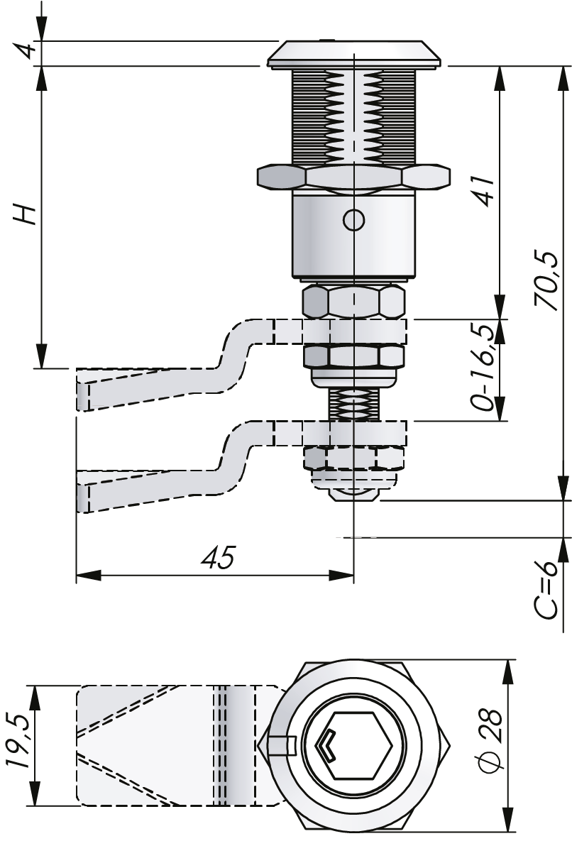 Compression Latch 35 mm Compression Latch 35 mm
