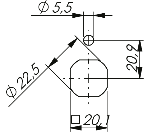 Quarter-Turn Wing Knob Quarter-Turn Wing Knob