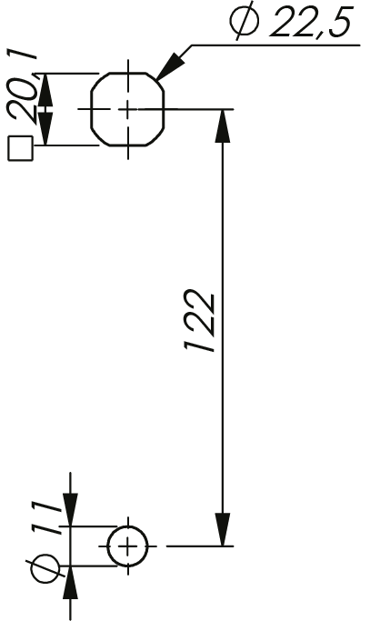 Quarter-Turn L-Handle 18 mm Quarter-Turn L-Handle 18 mm