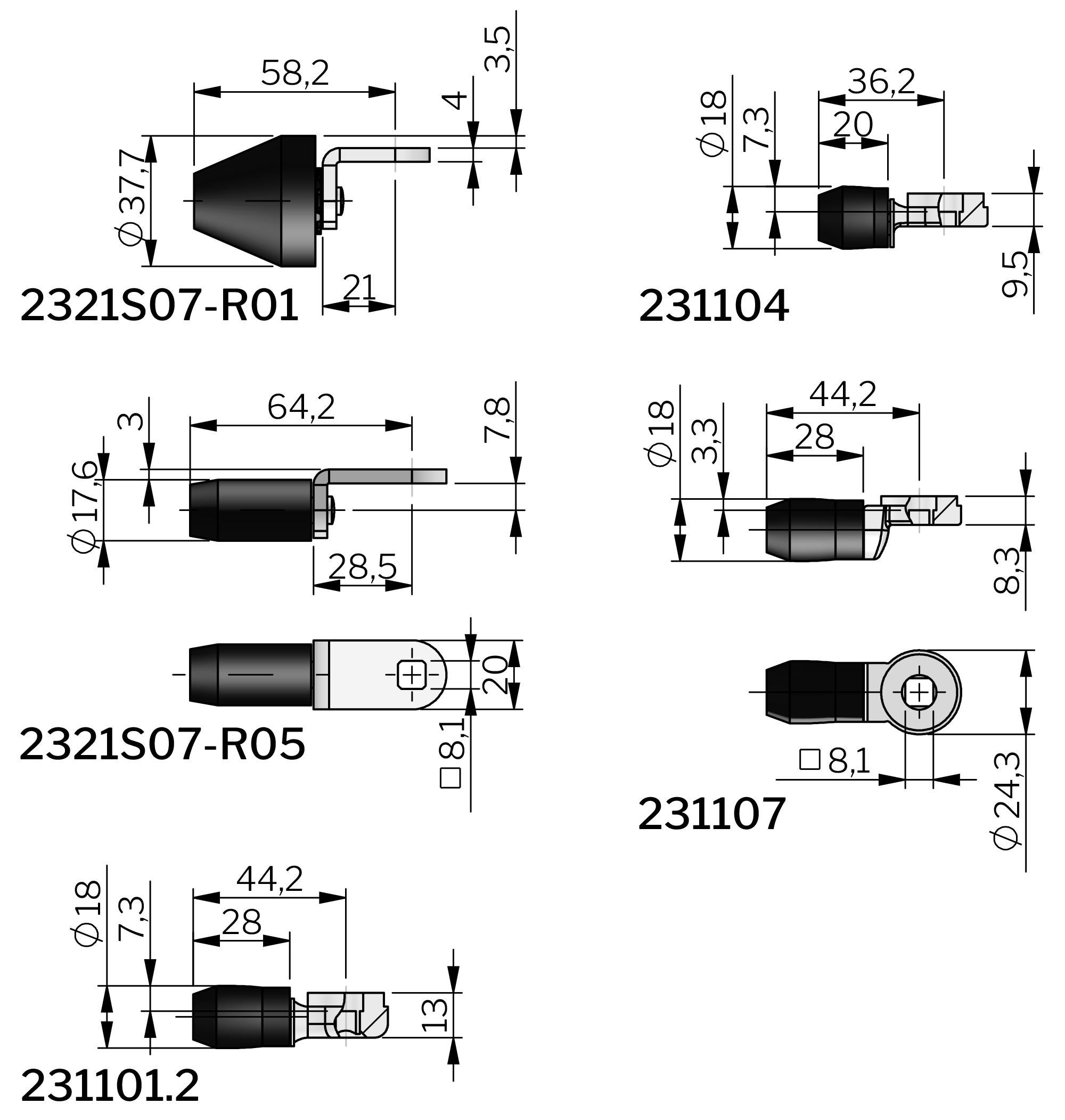 Levas de rodillo Klima-flex 1
