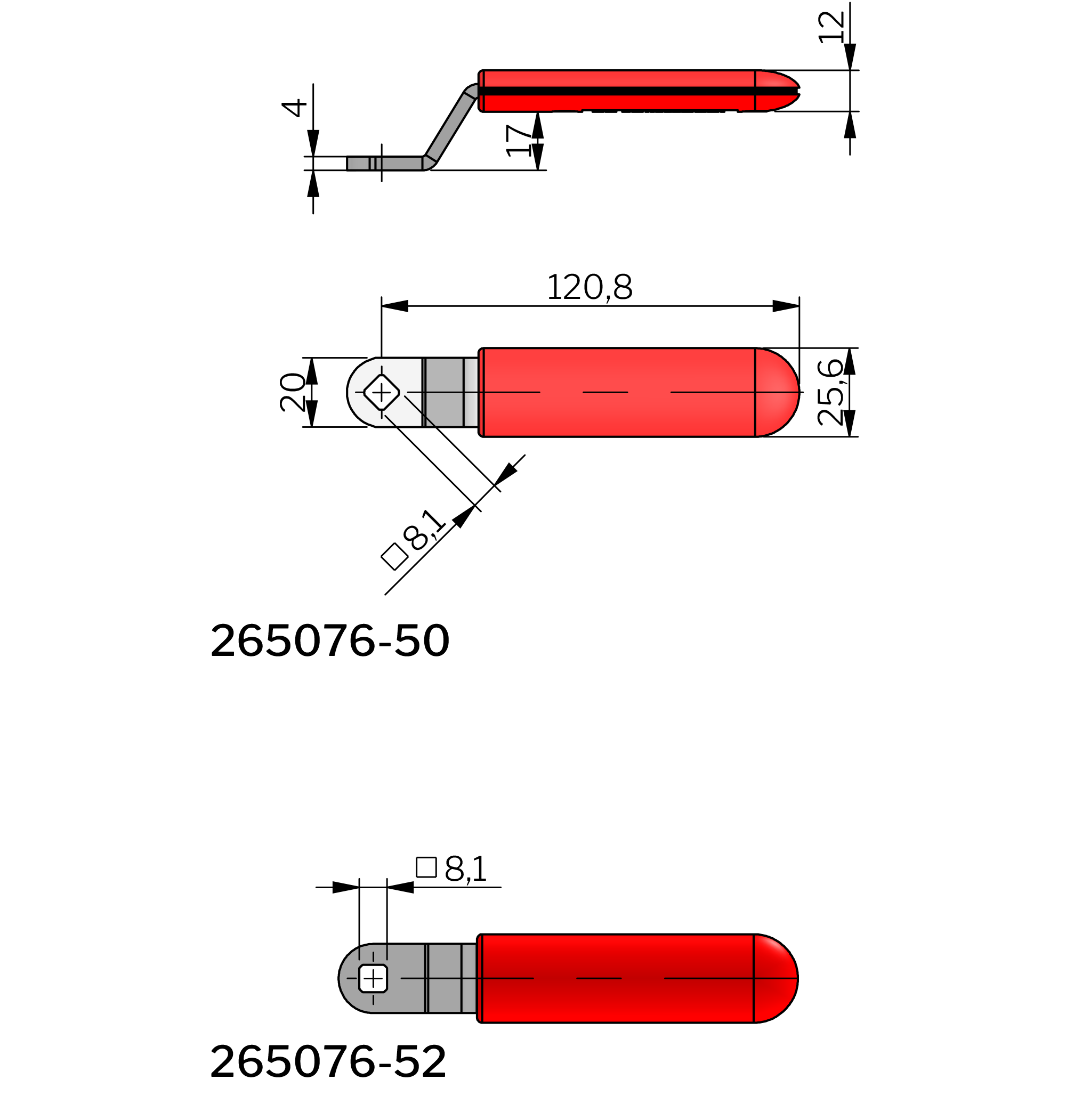 Klima-flex 1 Inside Handle Klima-flex 1 Inside Handle