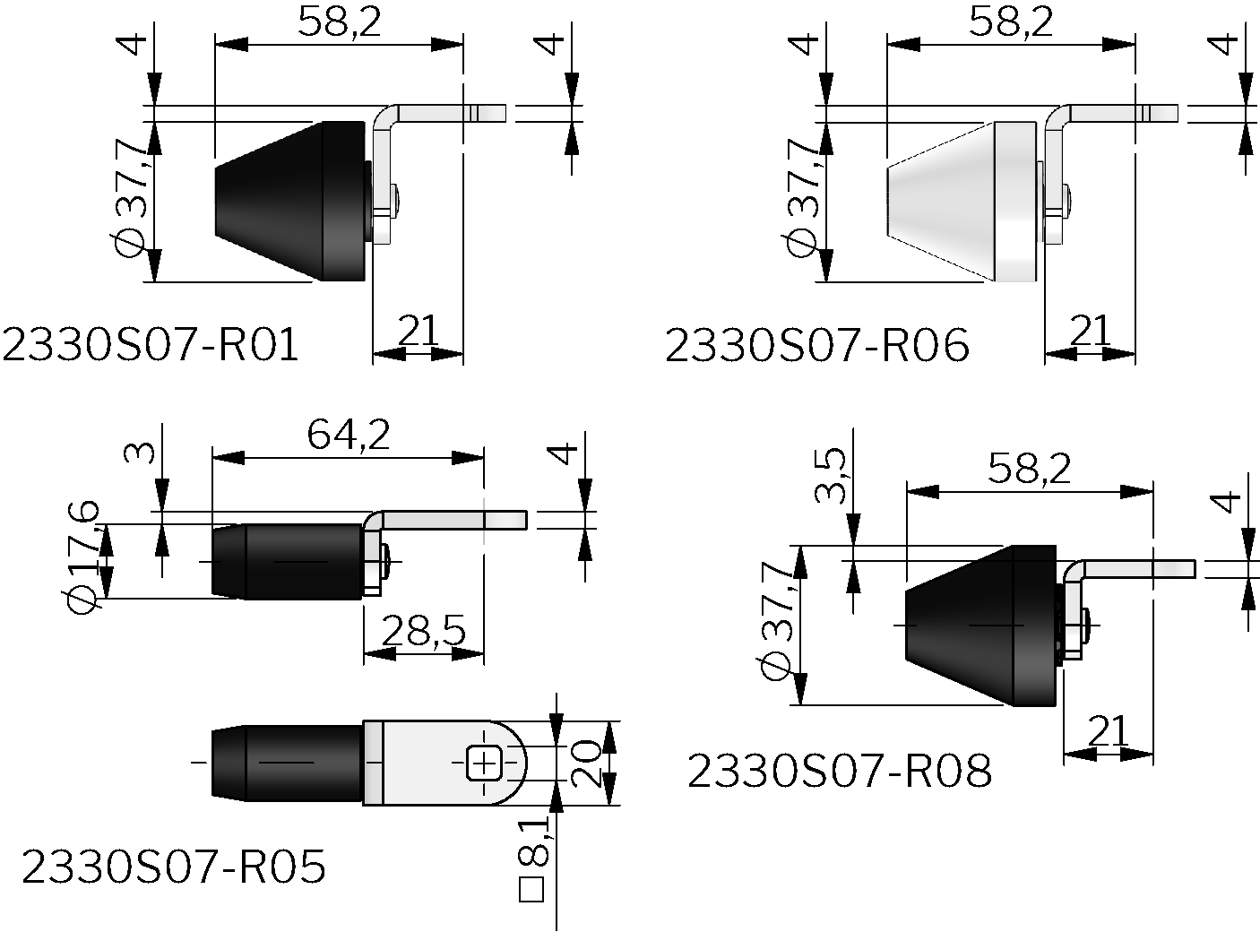 Klima-flex 1 Roller Cams Klima-flex 1 Roller Cams