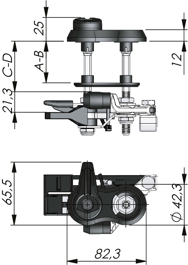 Cerradura de seguridad Klima-flex 1