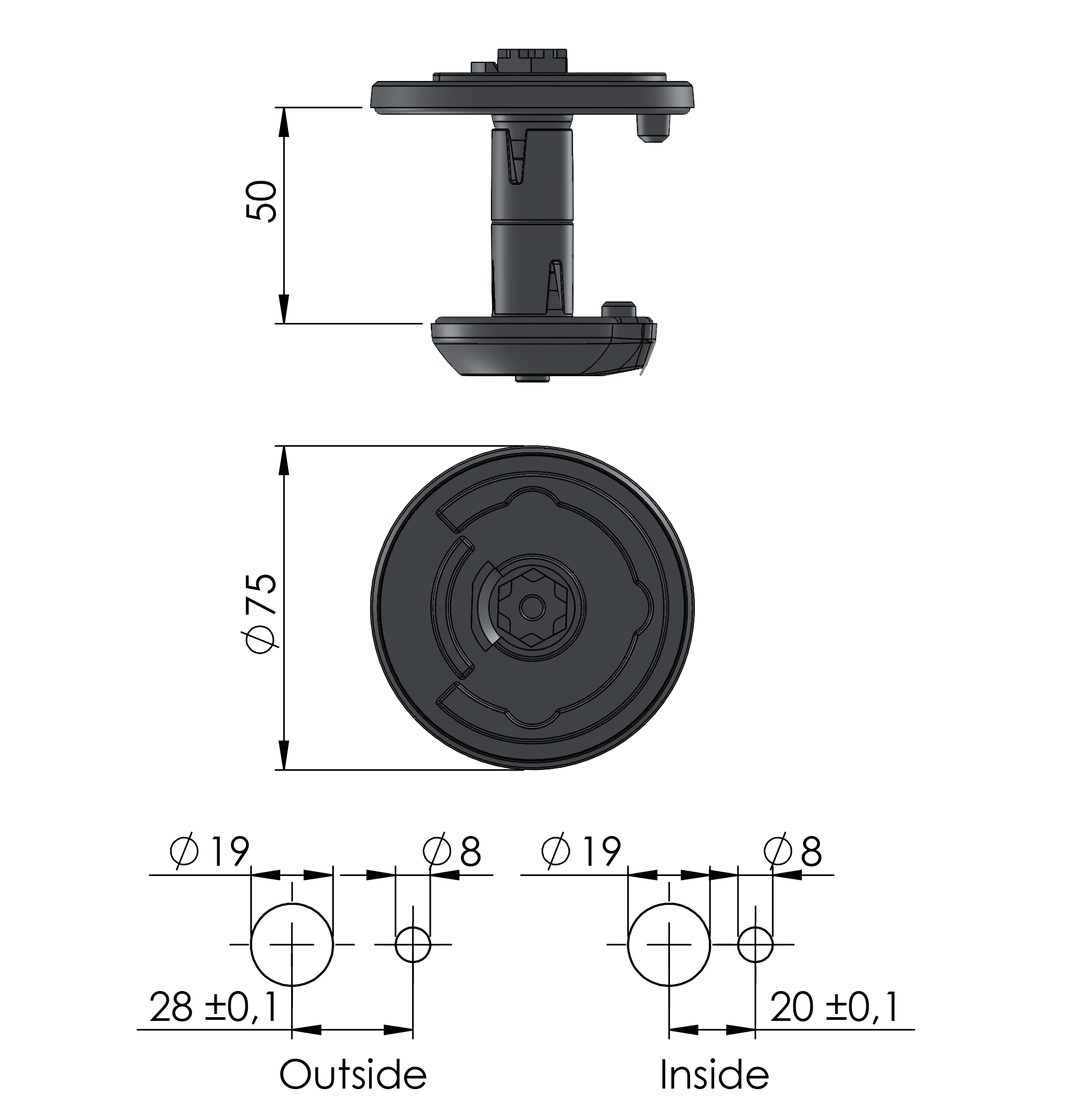 Klima-flex 3 Latch unit Klima-flex 3 Latch unit