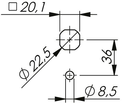Defeater Handle Standard Defeater Handle Standard