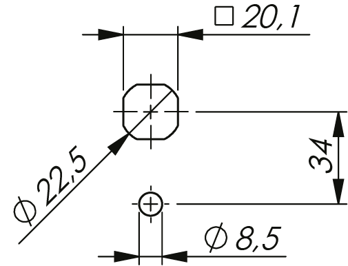 Defeater Handle Compact Defeater Handle Compact