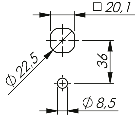 Defeater Handle Standard Defeater Handle Standard