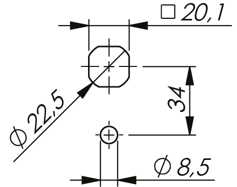 Defeater Handle Compact Defeater Handle Compact