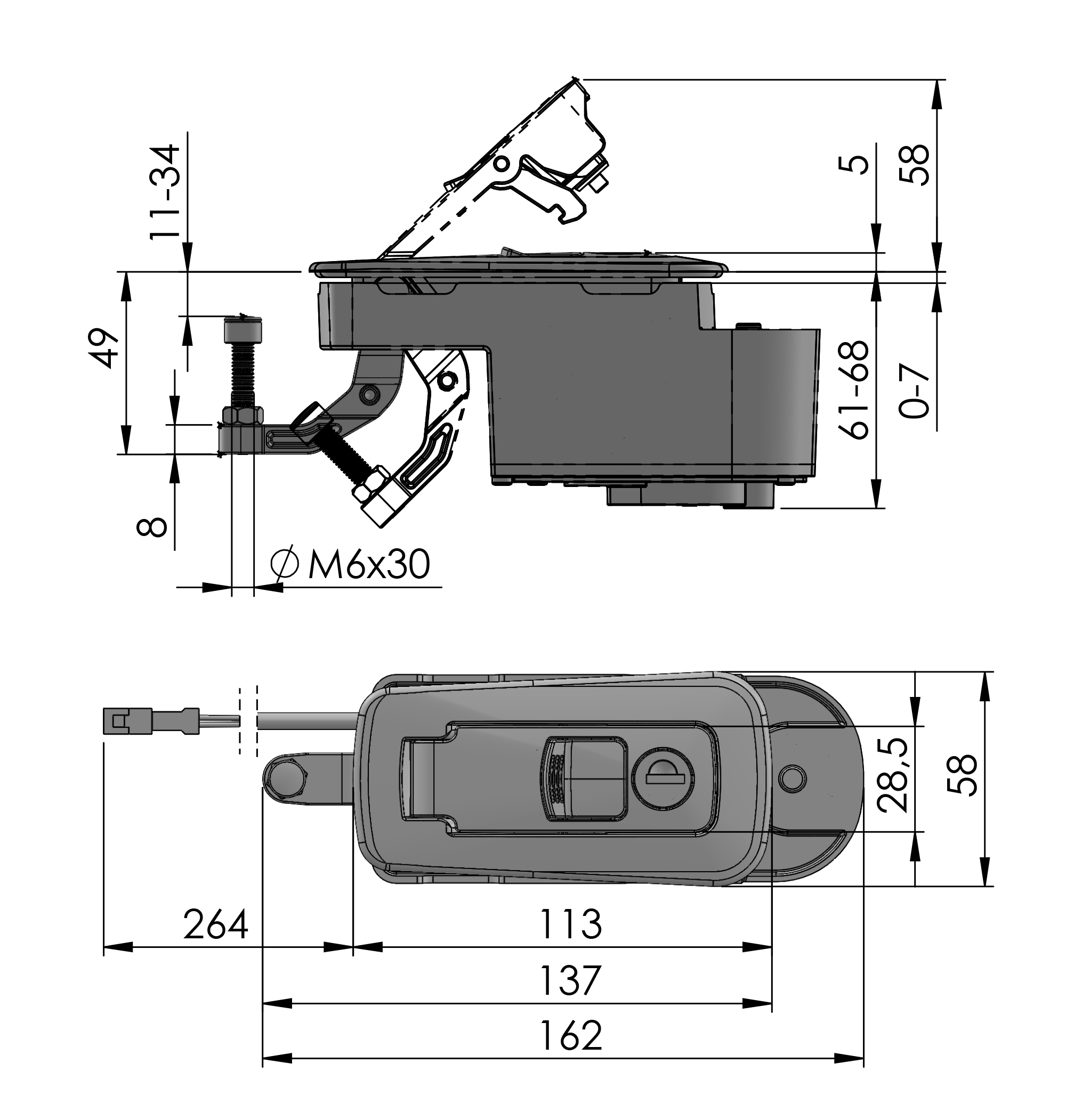 Vector Trigger Latch Central Locking