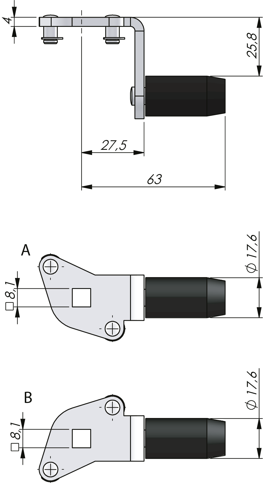 Three-Point Roller Cams