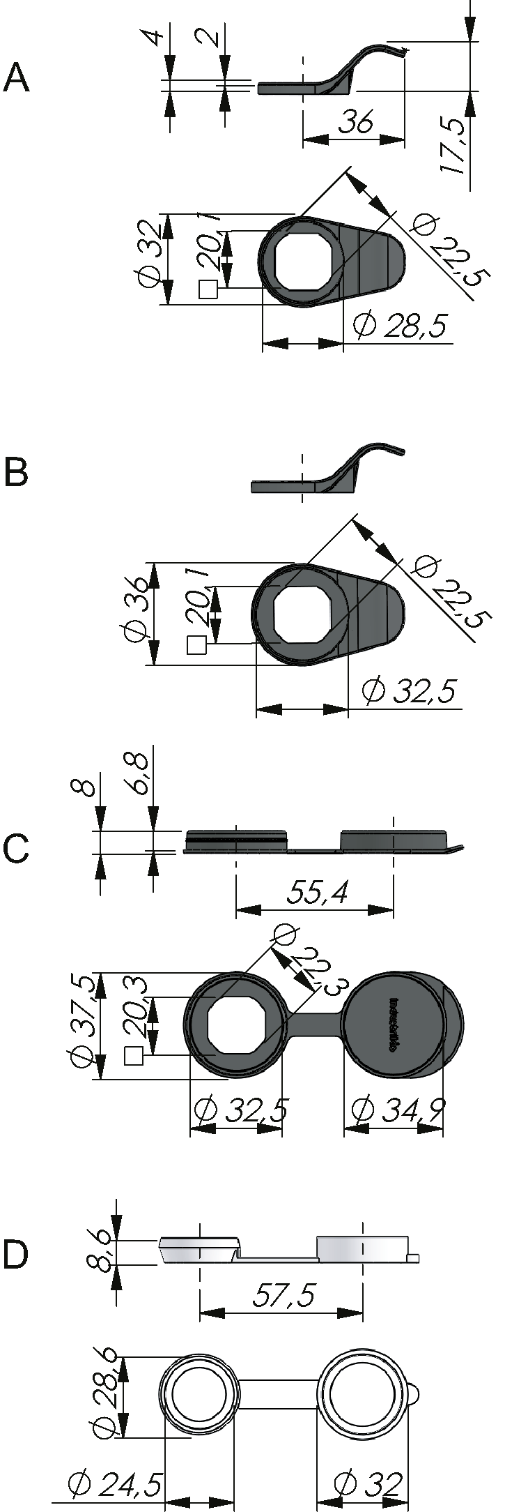 Finger Pulls and Dust Covers Finger Pulls and Dust Covers