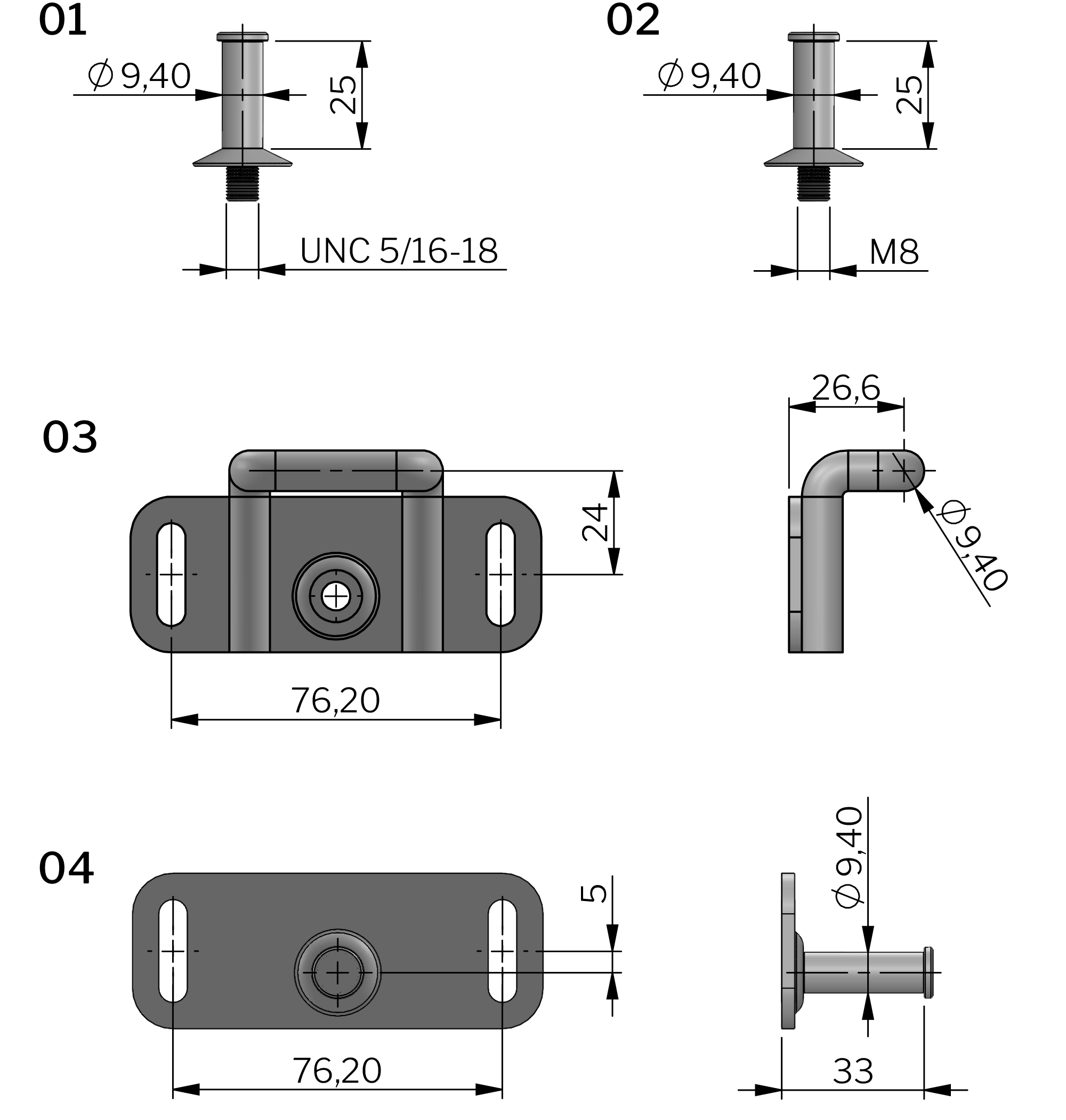 Vector Rotary Latch - Offset Push Vector Rotary Latch - Offset Push