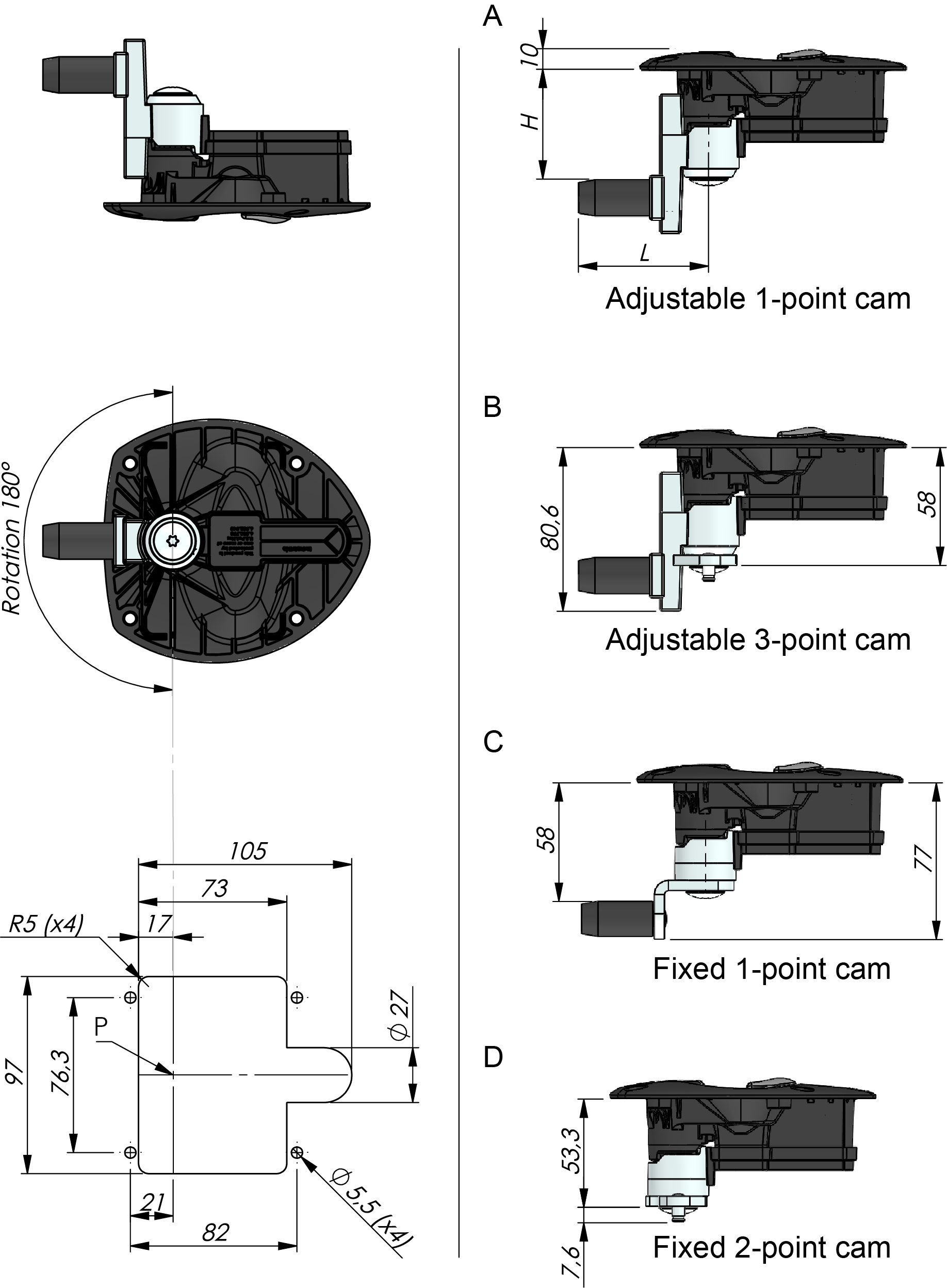 Vector T1 Handle Vector T1 Handle