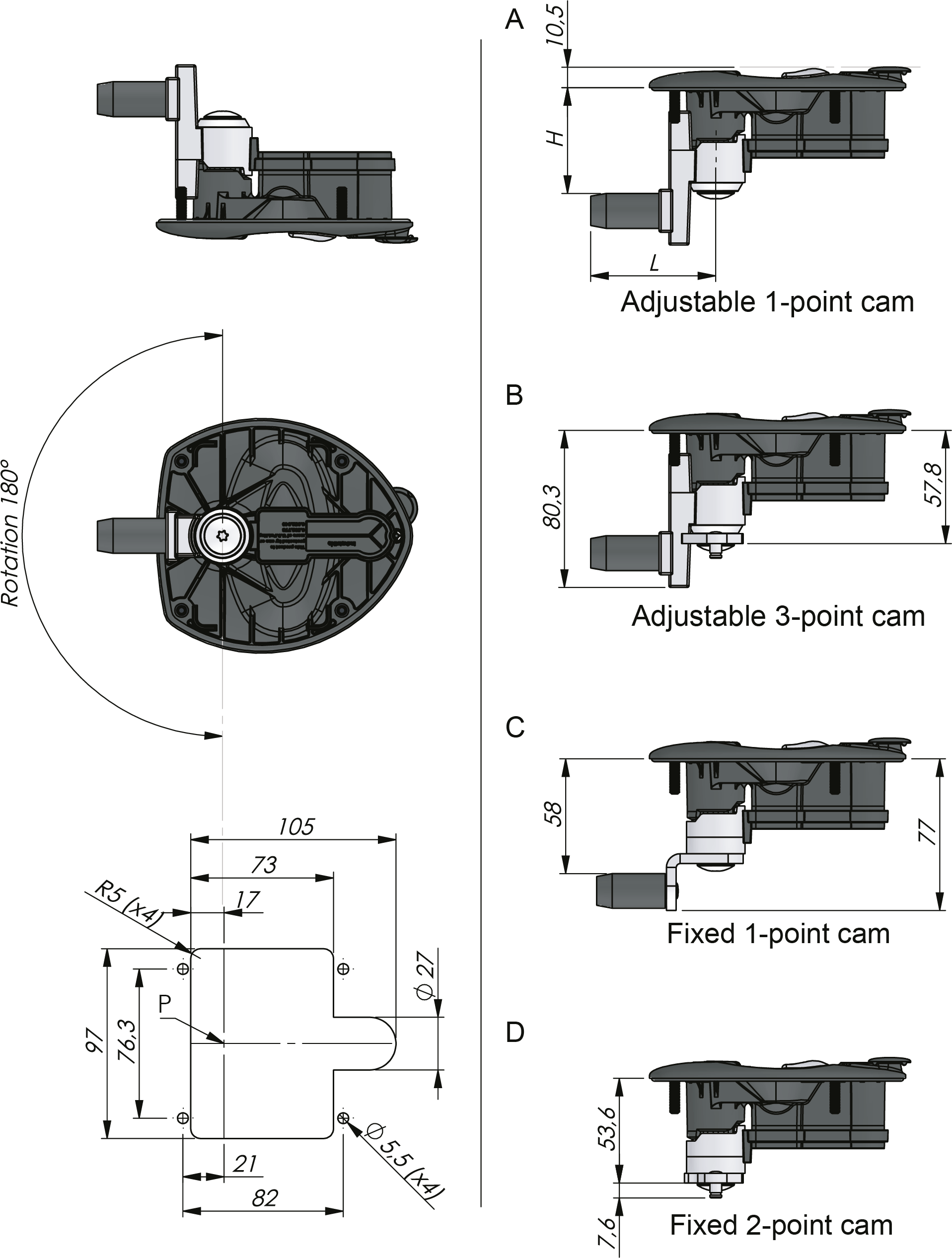 Vector T1 Handle Vector T1 Handle
