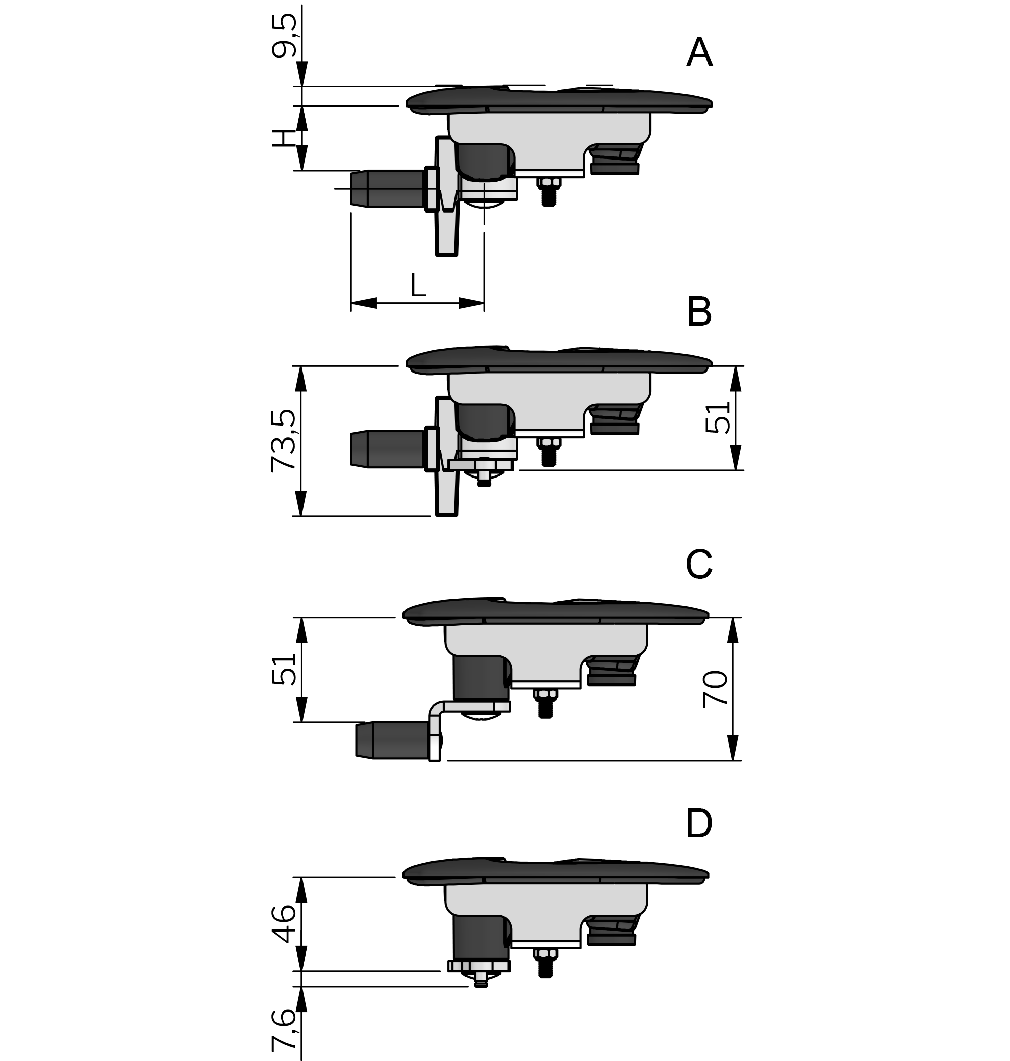 Vector T2 Handle Vector T2 Handle