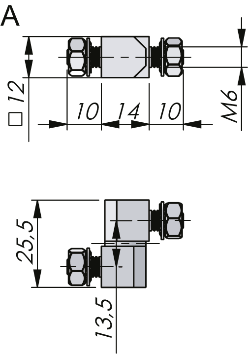 External Bolt-On Hinge 180° External Bolt-On Hinge 180°