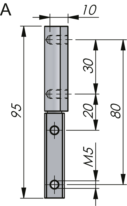 External Lift Off Hinge 180° External Lift Off Hinge 180°