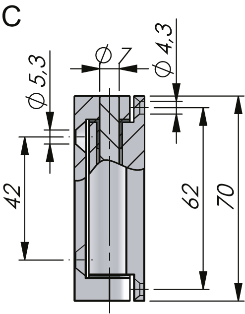 External Hinge 180° External Hinge 180°