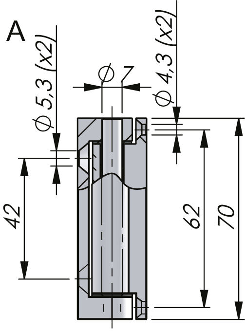 External Hinge 180° External Hinge 180°