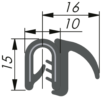 Sealing Profile PVC/EPDM