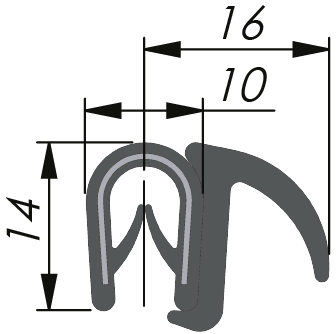 Sealing Profile PVC/EPDM Sealing Profile PVC/EPDM