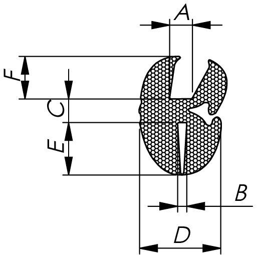 Glazing Profile EPDM Glazing Profile EPDM