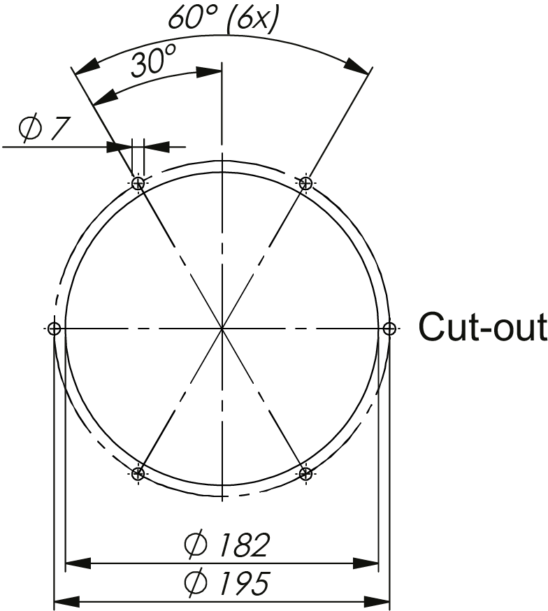 Ventana de Inspección Circular Ventana de Inspección Circular