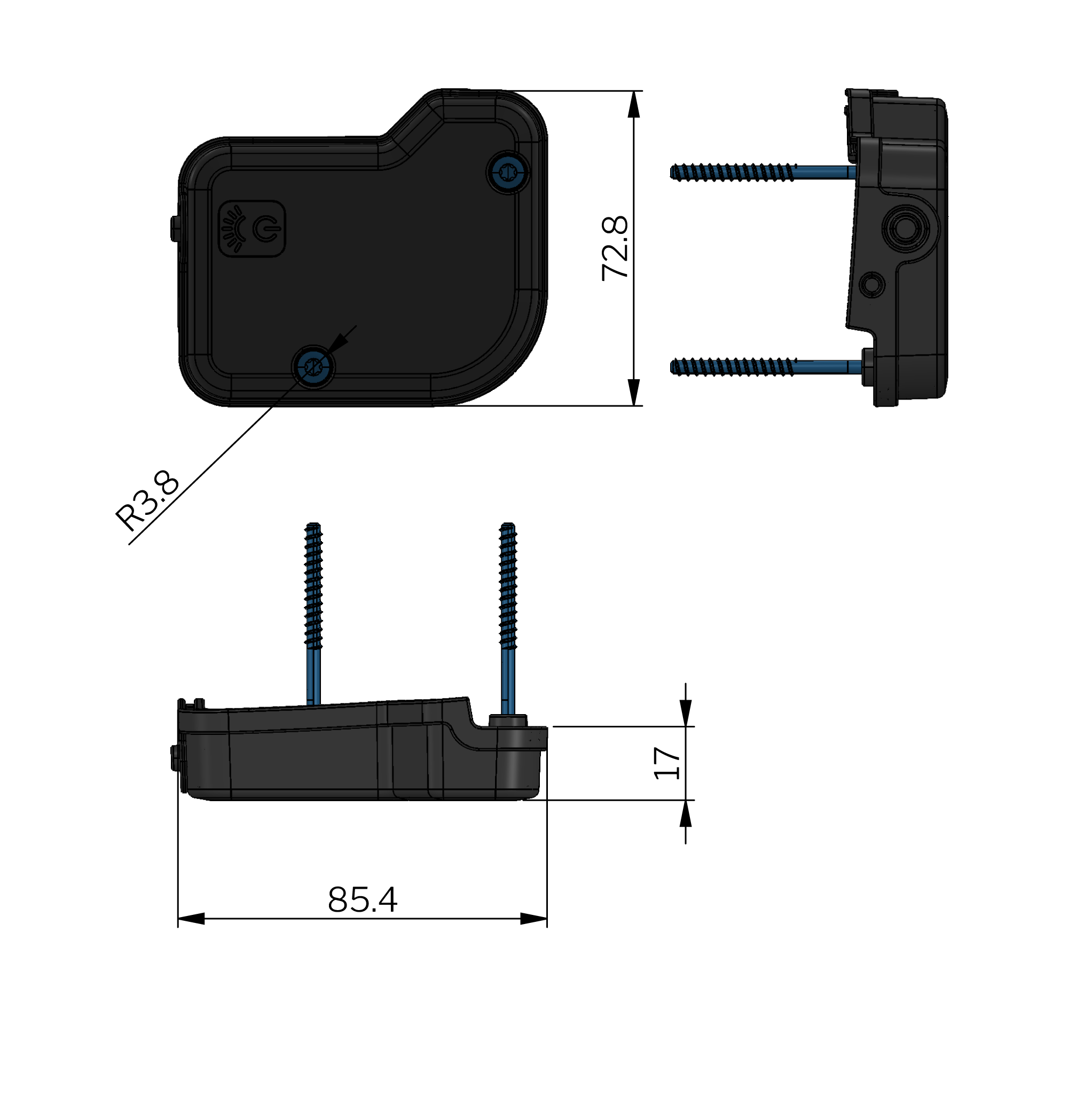 HVAC light for inspection window HVAC light for inspection window