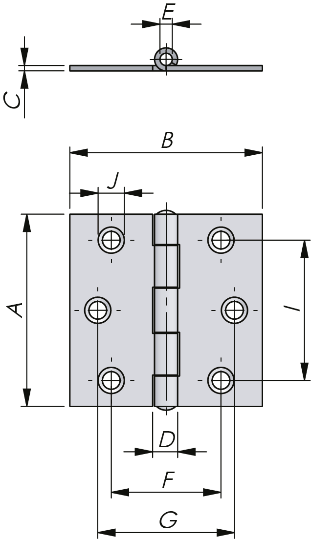 Butt Hinge Stainless Steel Butt Hinge Stainless Steel
