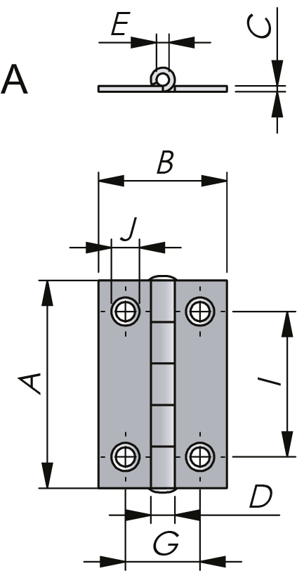 Butt Hinge Stainless steel Butt Hinge Stainless steel
