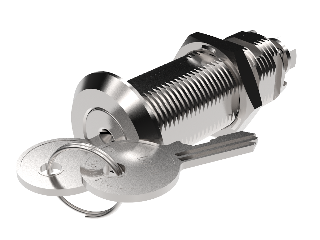 Cerradura de cuarto de vuelta con cilindro de llave - 56.5 mm