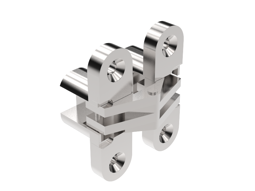 Bisagra oculta empotrada 180°