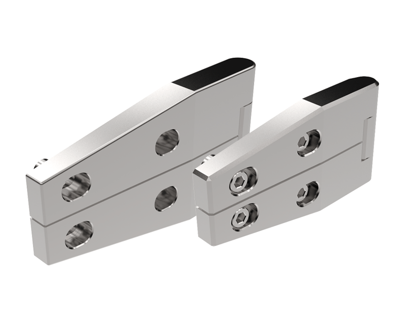 Klima-flex Adjustable 2D-Hinge 180° Stainless Steel Klima-flex Adjustable 2D-Hinge 180° Stainless Steel