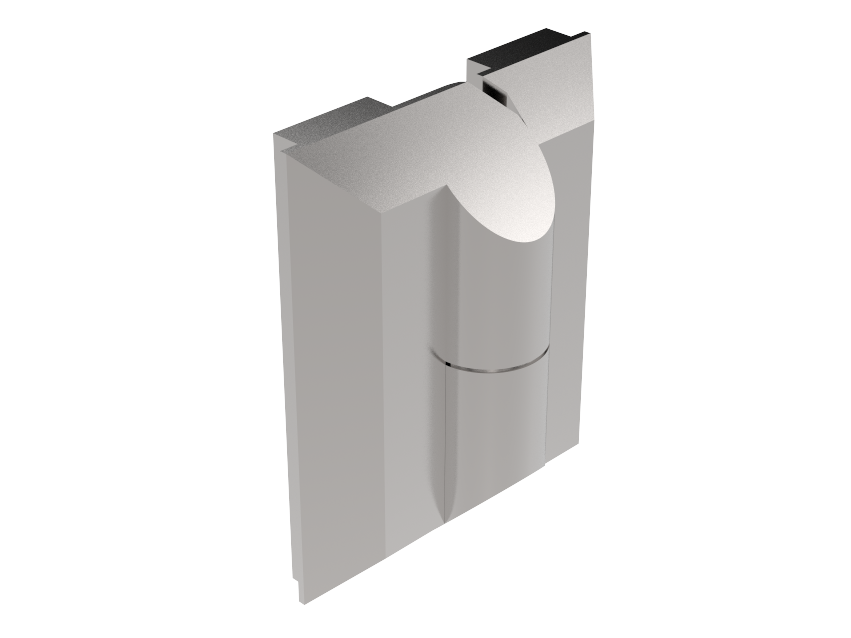 Bisagra exterior desmontable 180 ° Acero inoxidable