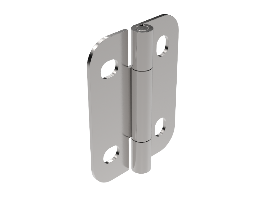 External Adjustable 2D-hinge 180° Stainless Steel External Adjustable 2D-hinge 180° Stainless Steel
